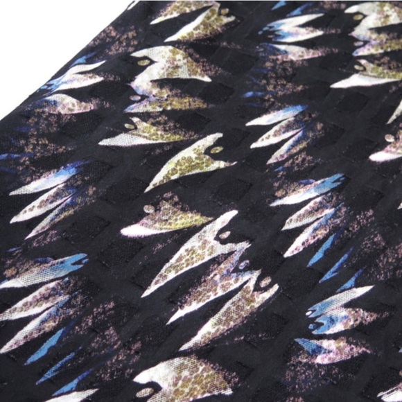 DVF Margarit Dress Army of Hearts Wild Rose/Black Print Silk Dress (Look 7) - Picture 5 of 16